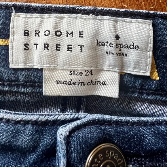 Kate Spade NY Broome Street Dark Wash Skinny Jean - size 24 - Picture 9 of 11
